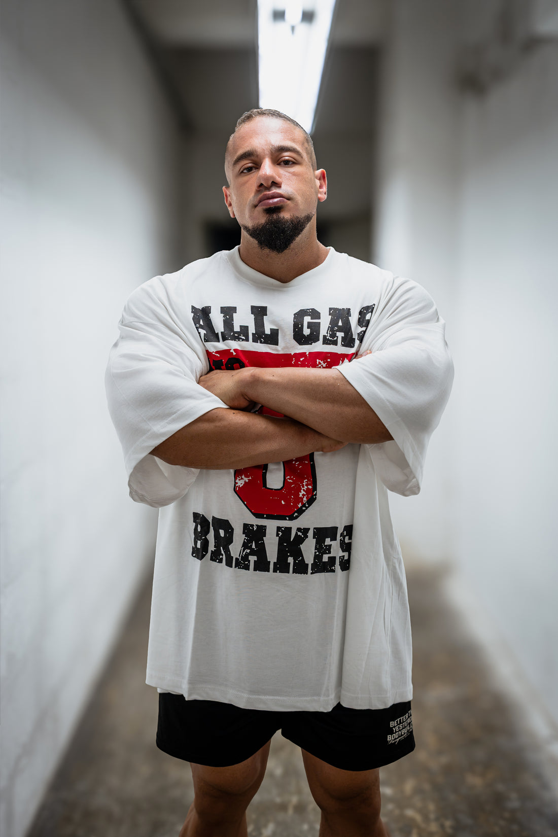 All Gas No Brakes Marlboro Oversized Shirt – White