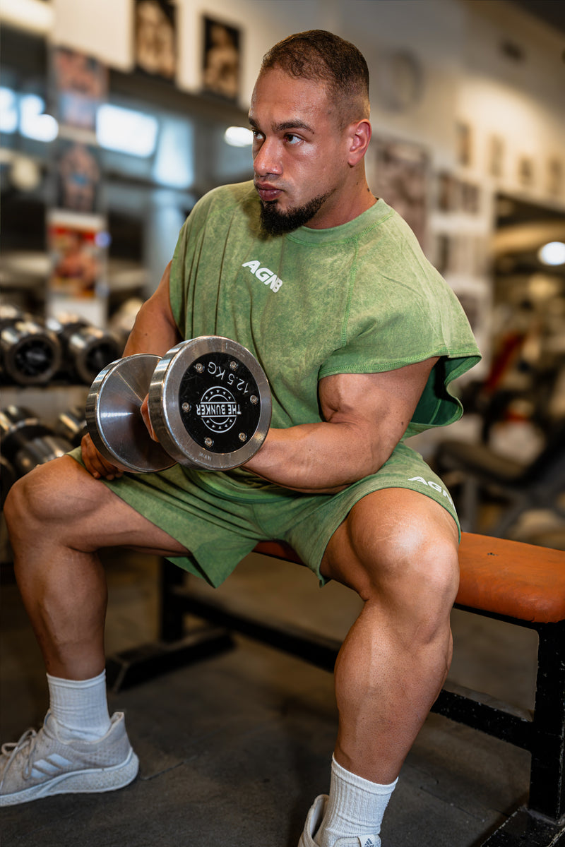 AGNB Men’s Oversized Tank Top – Green