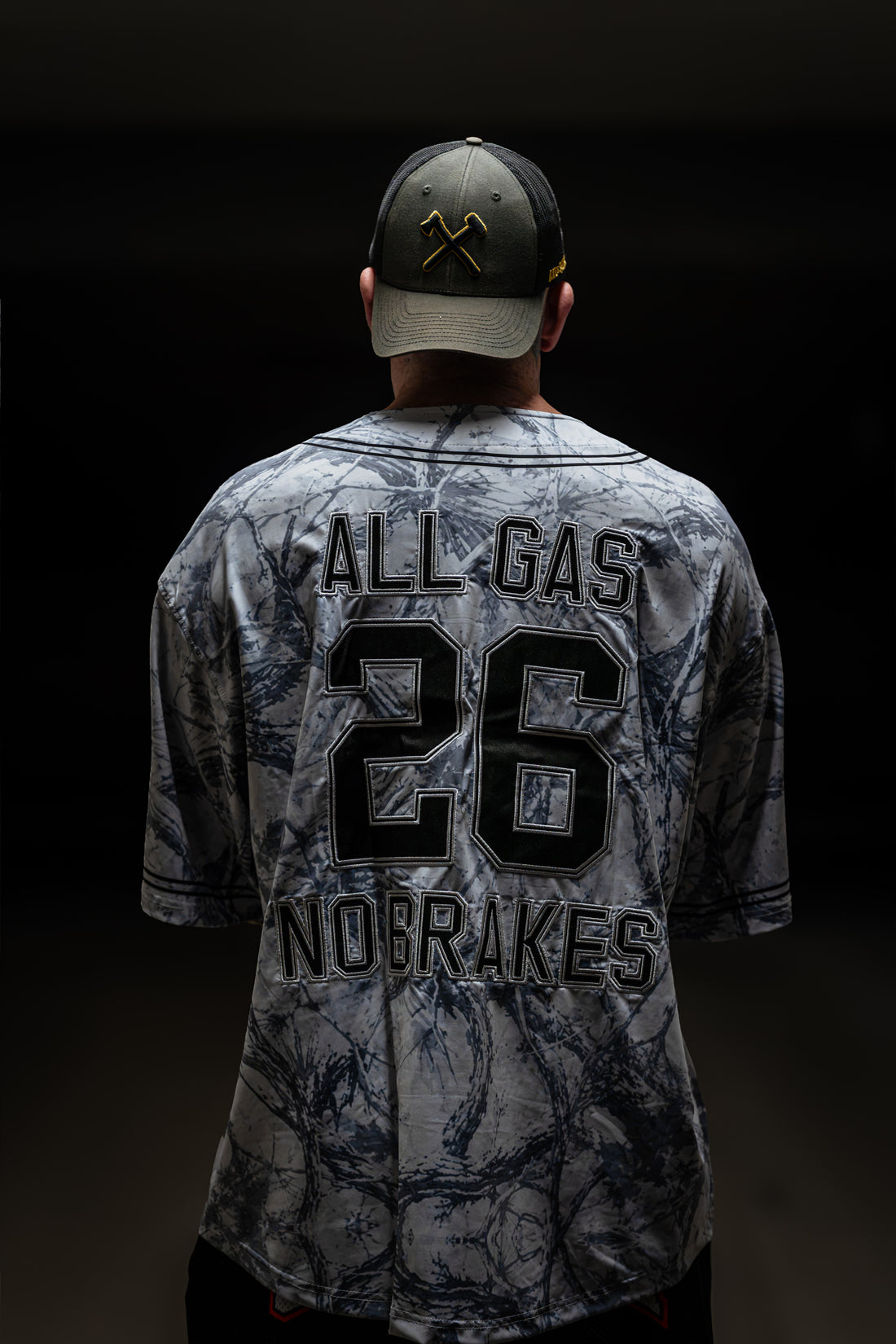 Baseball Jersey – Jungle Camouflage